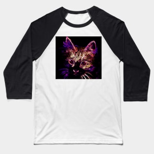 Cute Cat Baseball T-Shirt